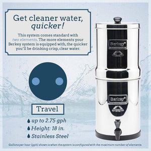 Travel Berkey Water Purifier 5L